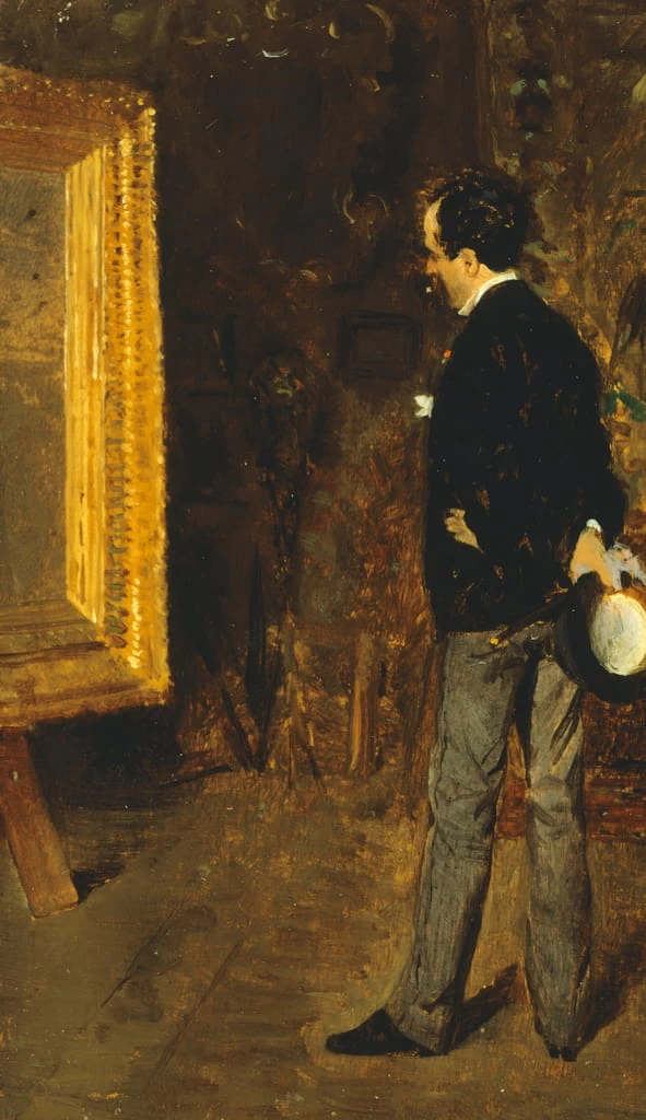 Giuseppe De Nittis - 108, Ritratto del giornalista Martino Cafiero